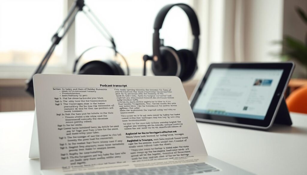 podcast transcripts formatting best practices