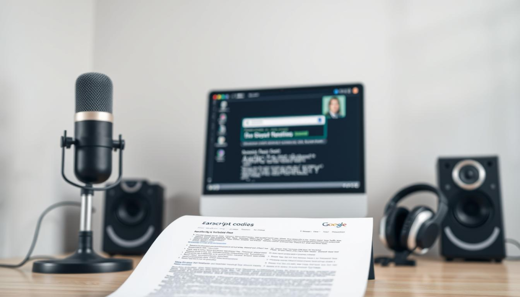 SEO optimization with transcripts